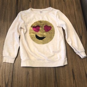 OshKosh girls flippy sweatshirt